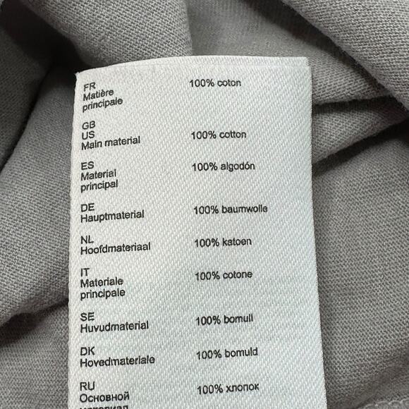 Maje Top Womens 1 Small‎ Gray Teo Sleeveless Love Graphic Tee Muscle Rainbow - Picture 10 of 12